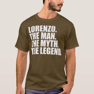 T-shirt Lorenzo Lorenzo Nom Lorenzo prénom