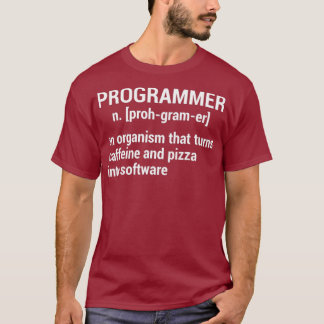 T-shirt L'organisme programmeur transforme la caféine en p