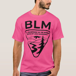 T-shirt L'original BLM Bureau of Land Management BLACK 3