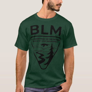 T-shirt L'original BLM Bureau of Land Management BLACK 5