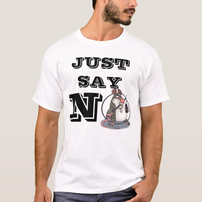 T-shirt L'original d'Anti-Pif indiquent juste non (Devant)