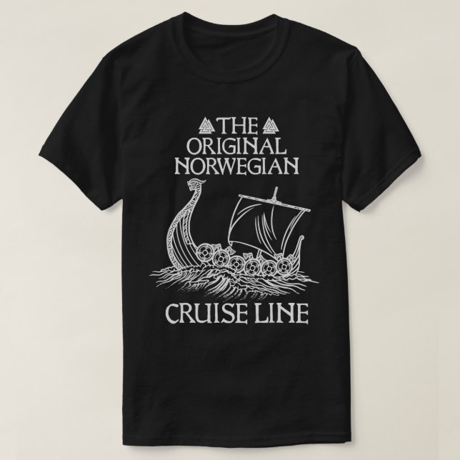 T-shirt L'original Norwegian Cruise Line Viking Ship Myt (Design devant)