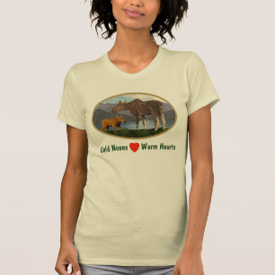 T-shirt L'orignal dans le pré