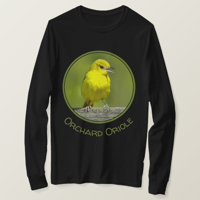T-shirt Loriole de verger - Photographie originale (Design devant)