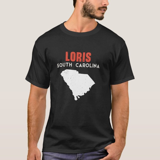 T-shirt Loris Caroline du Sud USA State America Travel (Devant)