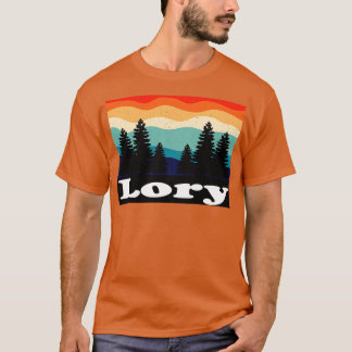 T-shirt Lory Colorado Retro