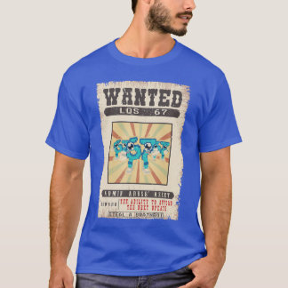 T-shirt Los 67 Brainrot Funny Wanted Poster for Boys eens 