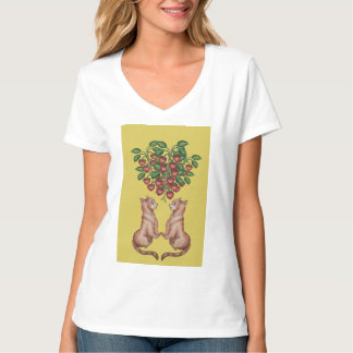 T-shirt Los amantes de frutillas Camiseta
