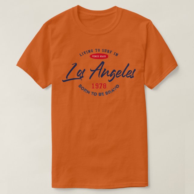 T-shirt Los Angeles 1978 (Design devant)