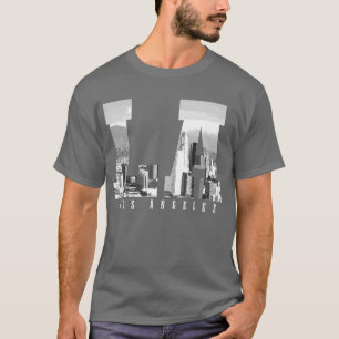 T-shirt Los Angeles Baseball Skyline California Player Coa