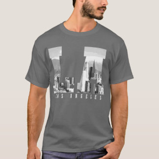 T-shirt Los Angeles Baseball Skyline California Player Coa