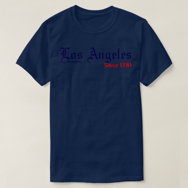 T-SHIRT LOS ANGELES CA 1 (Design devant)