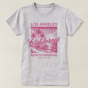 T-shirt Los Angeles California Beach Paradise West Coast