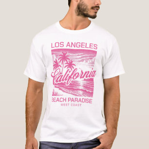 T-shirt Los Angeles California Beach Paradise West Coast
