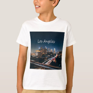 T-shirt Los Angeles California City Skyline la nuit