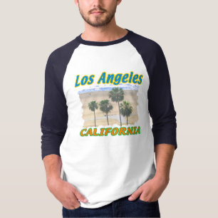 T-shirt Los Angeles California Palm Trees