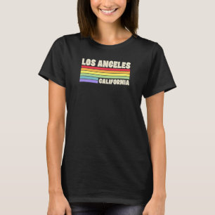 T-shirt Los Angeles California Pride Rainbow Flag Gay Prid