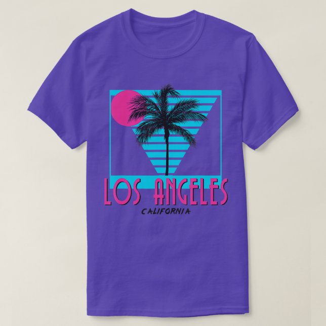 T-shirt Los Angeles California Retro Cool (Design devant)