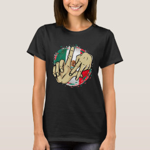 T-shirt Los Angeles Californie Chicano Mexique Drapeau LA