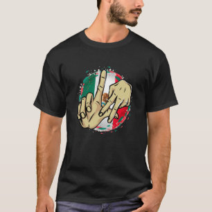 T-shirt Los Angeles Californie Chicano Mexique Drapeau LA