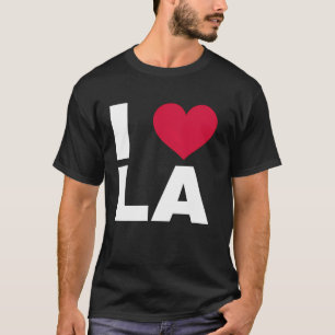 T-shirt Los Angeles Californie LA Autochtone Cœur Amour Ma
