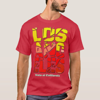 T-shirt Los Angeles City en Californie