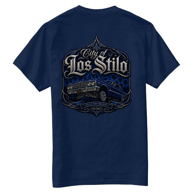 T-shirt Los Angeles construite et non achetée avec (Créateur téléchargé)