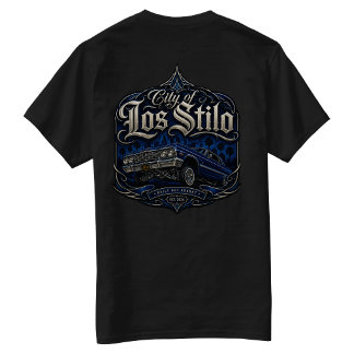 T-shirt Los Angeles construite et non achetée avec