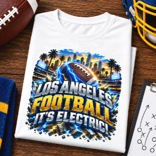 T-shirt Los Angeles Football C'est la journée électrique d