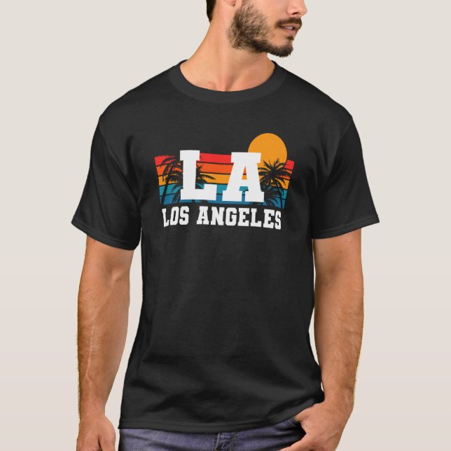 T-shirt Los Angeles LA California  13 (Devant)