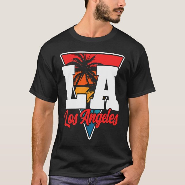T-shirt Los Angeles LA California   17 (Devant)