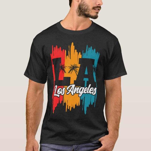T-shirt Los Angeles LA California   2 (Devant)