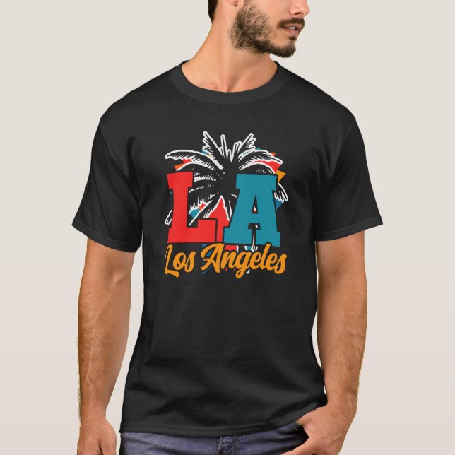 T-shirt Los Angeles LA California  2 (Devant)