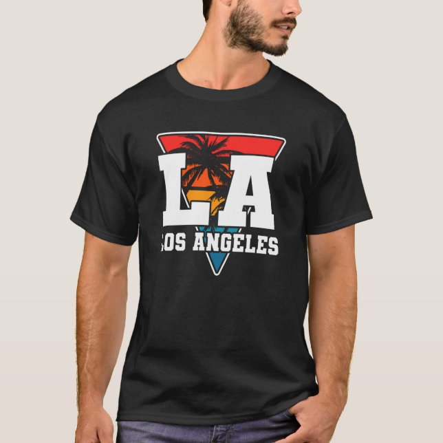 T-shirt Los Angeles LA California  22 (Devant)