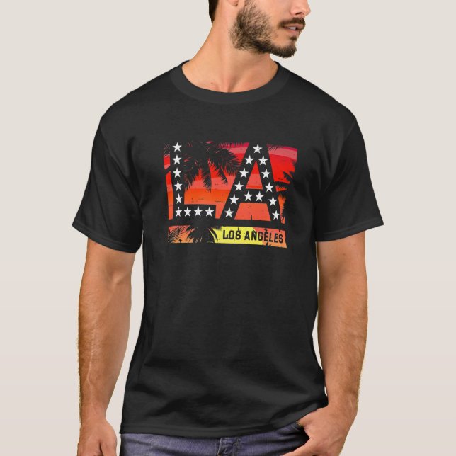 T-shirt Los Angeles LA California Cadeau Premium_4 (Devant)