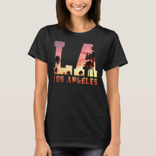 T-shirt Los Angeles La California Hommes Vêtements Rétro