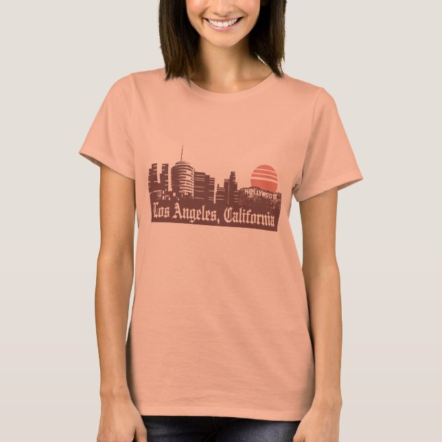 T-shirt Los Angeles Linesky (Devant)