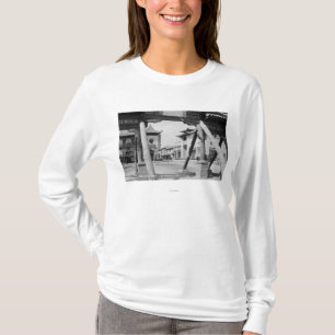 T-shirt Los Angeles, nouvelle Chinatown scène de rue de CA