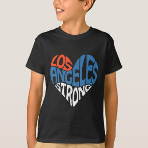 T-shirt Los Angeles : Prière Coeur Forte Pour La Support C