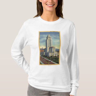 T-shirt Los Angeles, vue de CaliforniaA de ville hôtel