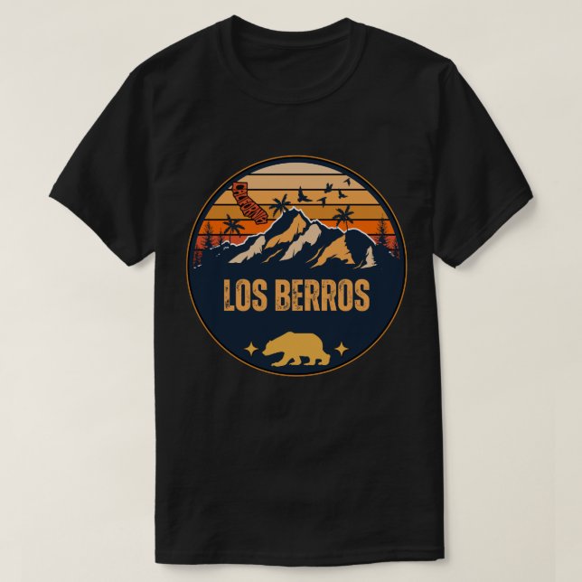 T-shirt Los Berros, Californie (Design devant)