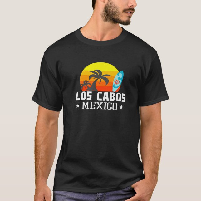 T-shirt Los Cabos Mexico Beach Tourist Souvenir Vacances T (Devant)
