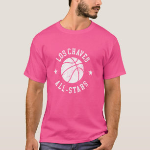 T-shirt Los Chaves Basketball Vintage All-Stars Retro 80s