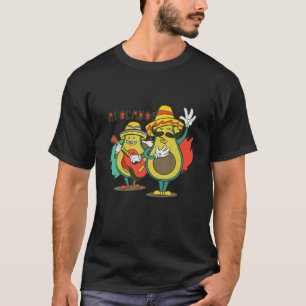 T-shirt Los Dos Avocados De Mexico Cinco Mayo Guac Avocado
