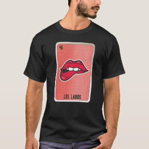 T-shirt Los Labios Cartes de Bingo de loterie
