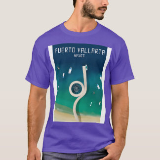 T-shirt Los Muertos Pier Puerto Vallarta Mexique