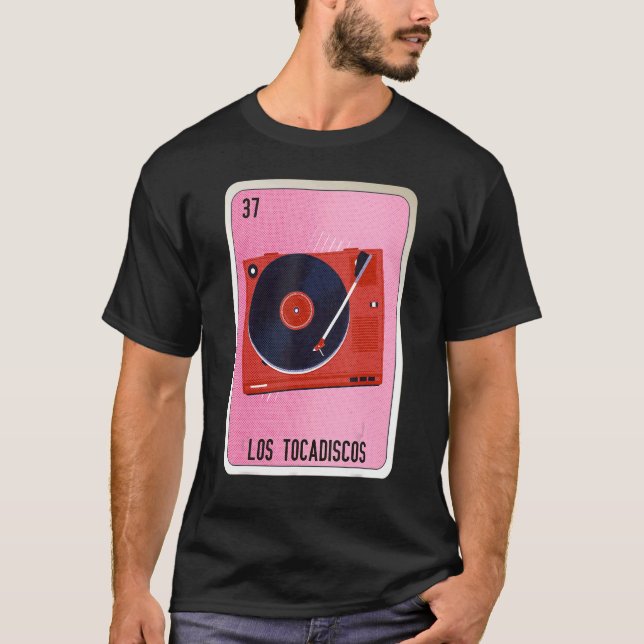 T-shirt Los Tocadiscos Cartes de Bingo (Devant)