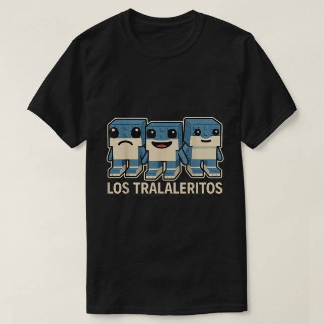 T-shirt Los Tralaleritos Italien Brainrot Mème Drôle (Design devant)