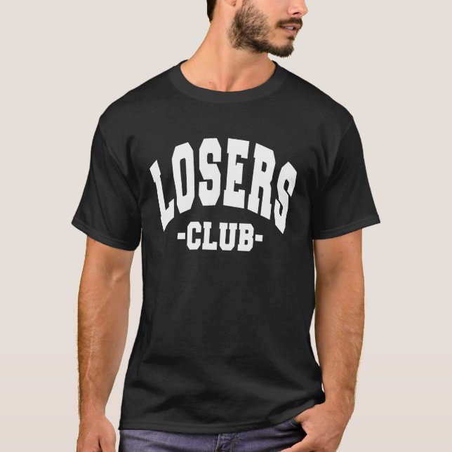 T-SHIRT LOSER CLUB DIET AFFIRMER DÉCORATIONS AMUSANTES FEM (Devant)