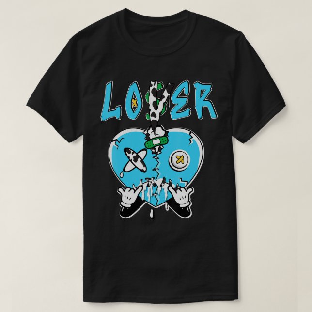 T-shirt Loser Lover Heart Drit Chunky Dunky Matching T (Design devant)